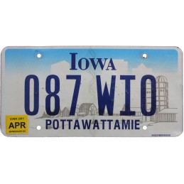 Iowa 087WIO - Authentic US...
