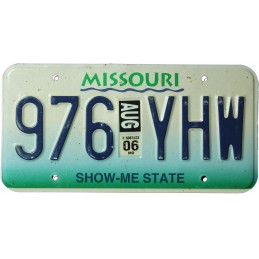Missouri 976YHW - Authentic...